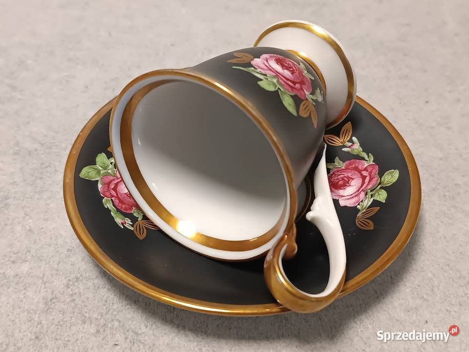 Rudolf Wachter Filiżanka Duet Romantyczny Różany Stargard