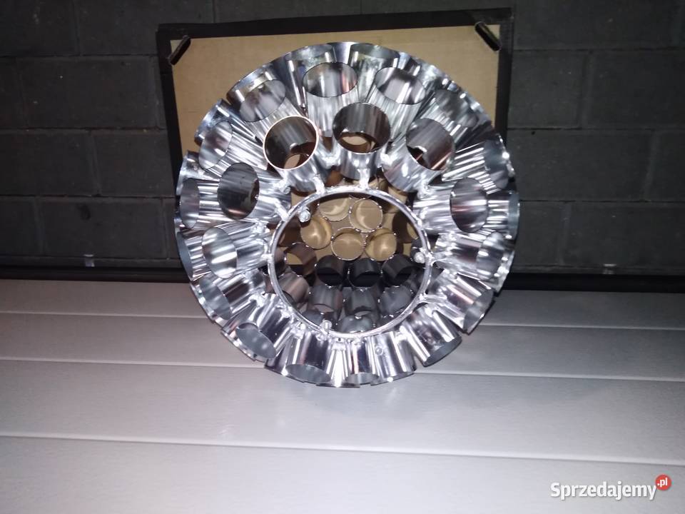 Lampa oprawa świetlna metalowa kula aluminium mazowieckie Łomianki