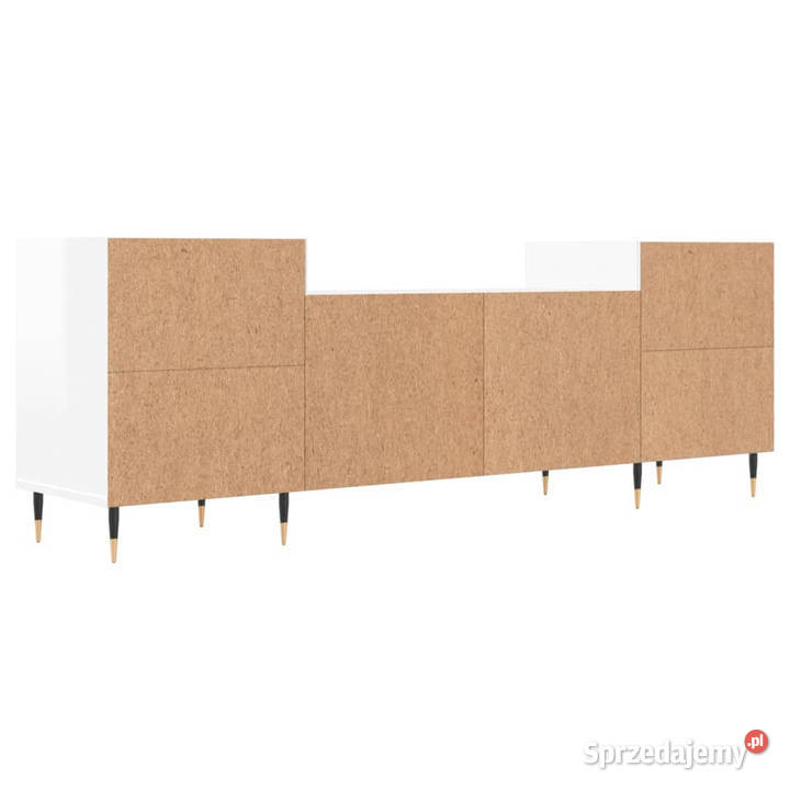 Szafka pod TV wysoki połysk biała 160x35x55 Warszawa