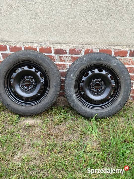 Sprzedam opony z felgami stalowymi R14 Borucice