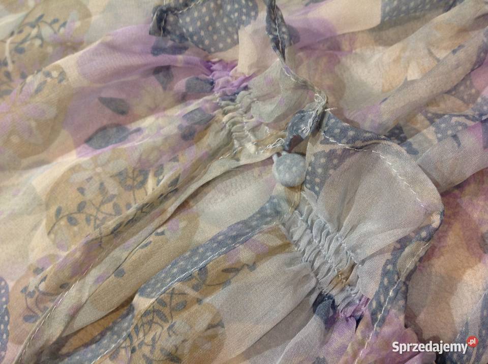 Bluzka Hiszpanka mgiełka MISO M nowa kolorowy Bluzki i koszule Nowa Sól sprzedam