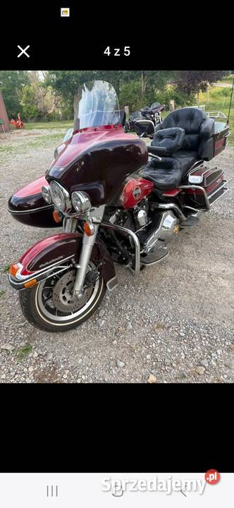 Harley Elektra Evo z 1992 z oryginalnym wózkiem Baranowice