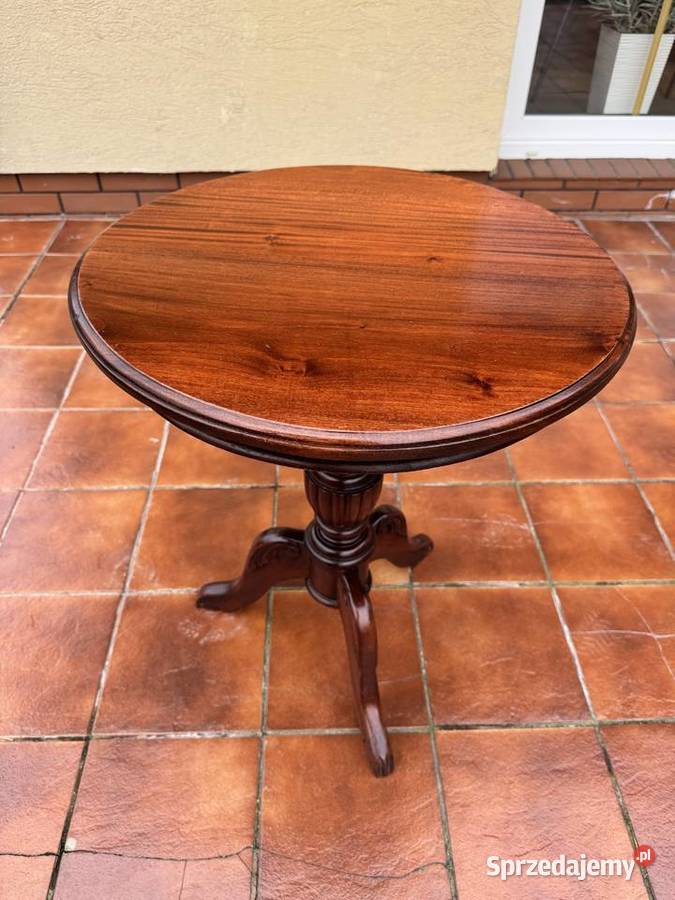 Stolik okrągły stylowy kawowy ława stoliczek mazowieckie Sulbiny