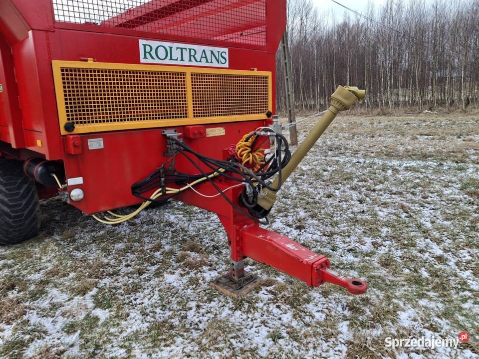 Rozrzutnik obornika Roltrans 10t Klapa Talerze nieuszkodzony Dąbrowa Tarnowska