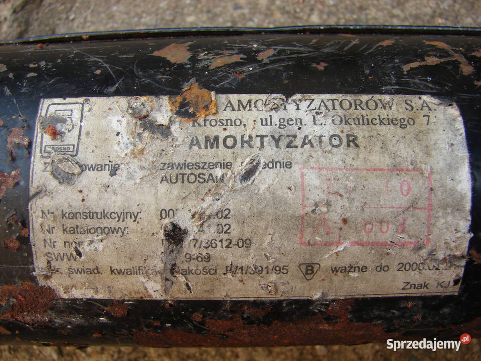 Amortyzator Autobus Autosan H9 przedni KROSNO Starogard Gdański sprzedam