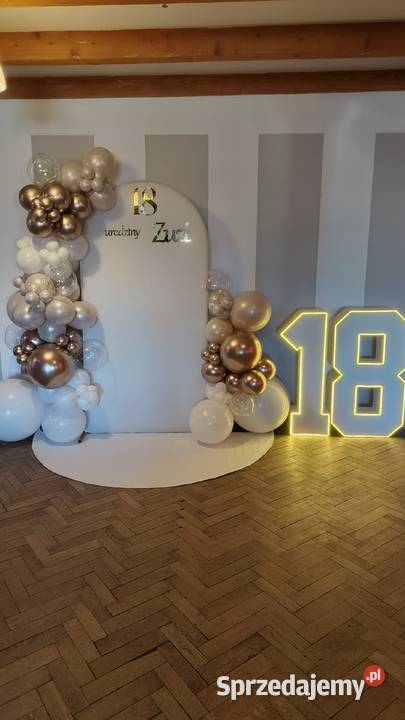 Ścianka balonowa dekoracje balonowe Łódź