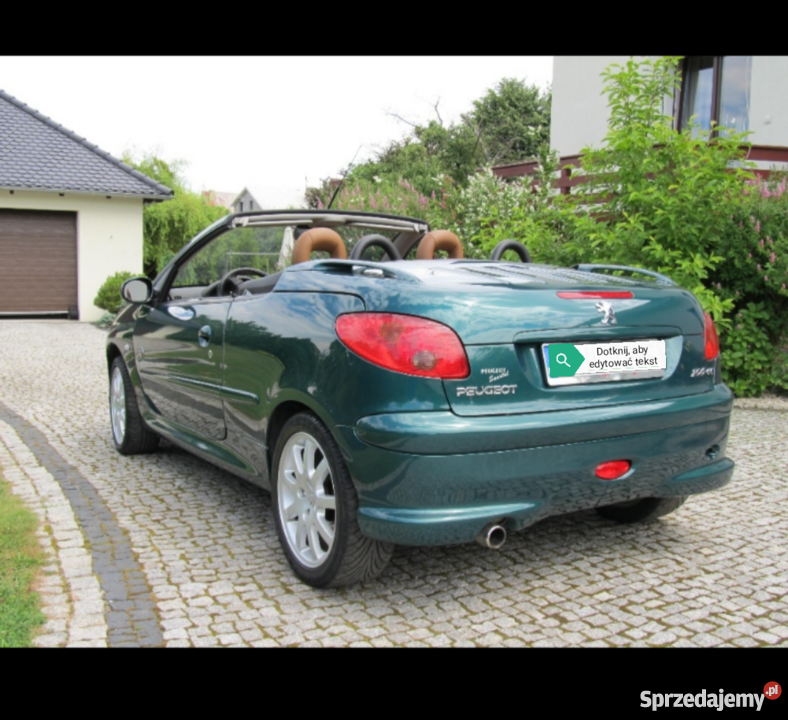 Peugeot 206 CC Roland garros wielkopolskie Daszewice