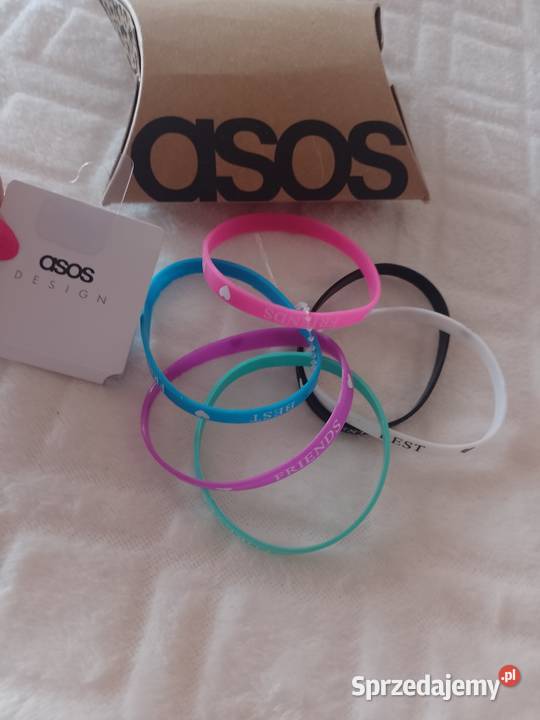 ASOS Zestaw wiekokolowych bransoletek Kraków