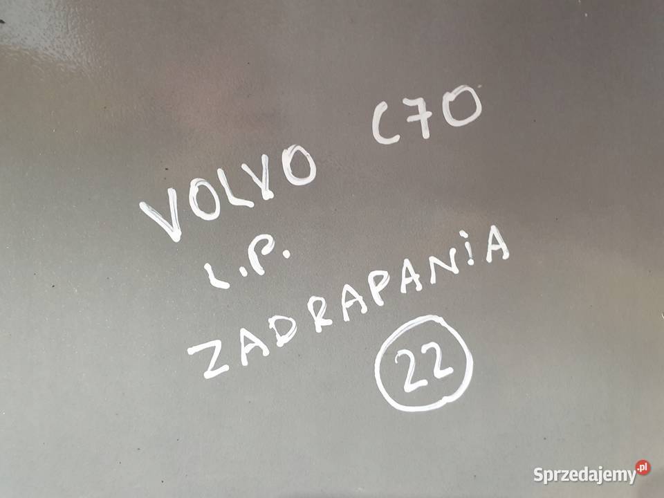 PRZEDNI BŁOTNIK LEWY Volvo C70 II 20052013 przód osobowe Chełm sprzedam