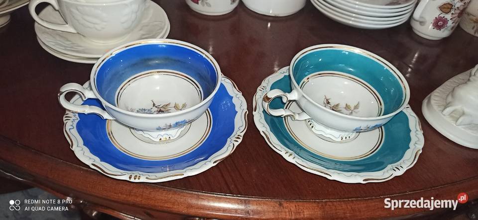 Filiżanka z talerzykiem deserowym Eisenberg Z Porcelana i szkło Gdańsk