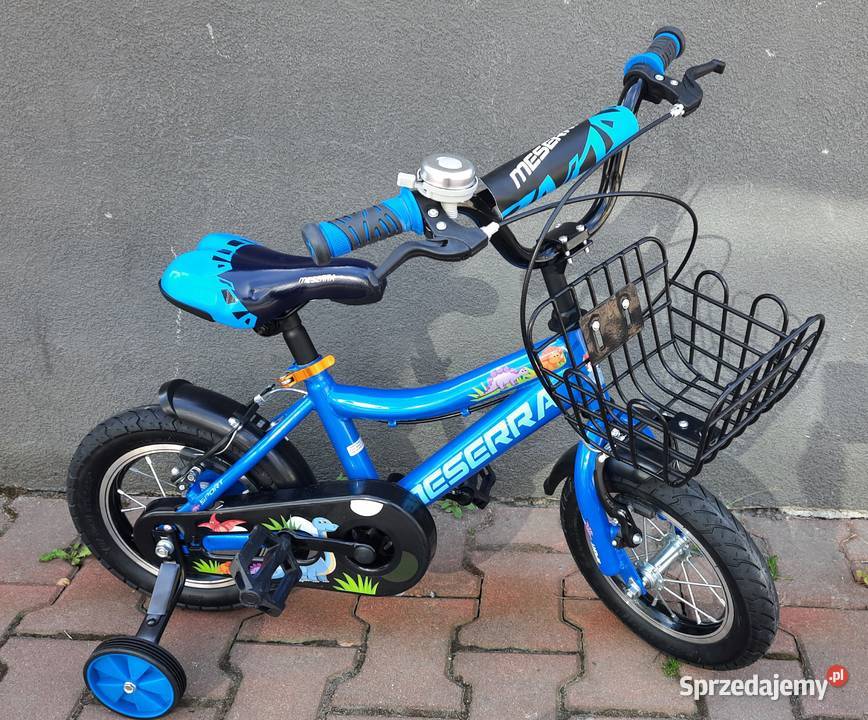 Rower dziecięcy 12 z bocznymi kółkami 2 kolory podkarpackie Dębica