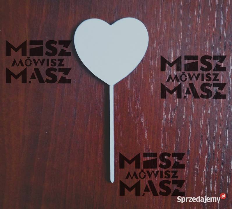 Topper do kwiatów Walentynki MiszMówiszMasz Walentynki Racot