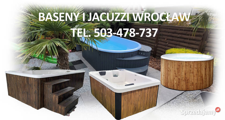 BASEN WOLNOSTOJĄCY 420x210 JACUZZI Hydromasaż dolnośląskie