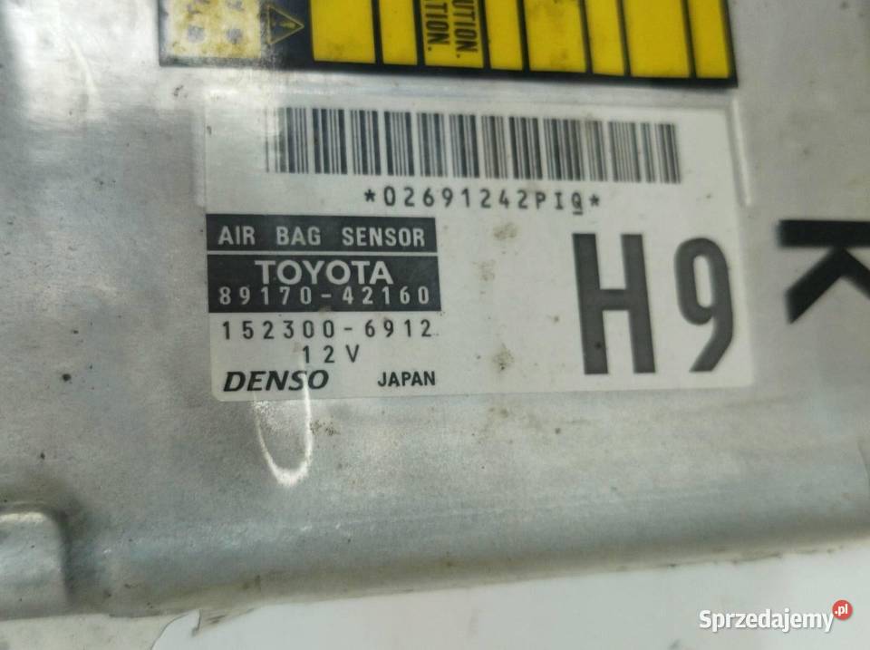 SENSOR AIRBAG 8917042160 Toyota RAV4 II 20002005 świętokrzyskie