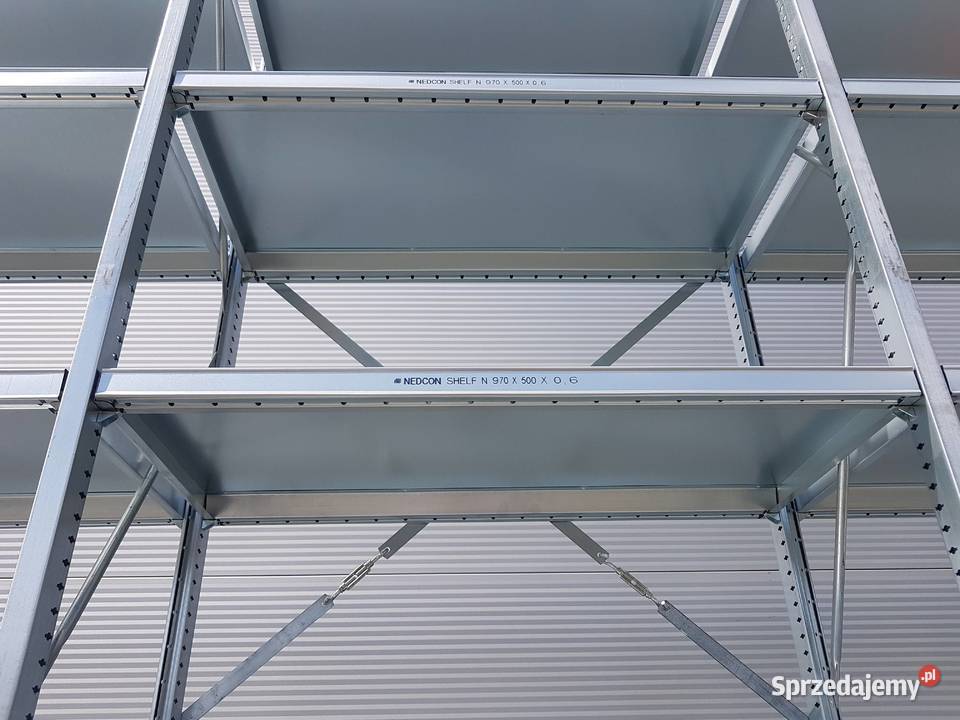 Regał półkowy ocynkowany Nedcon 150 rama