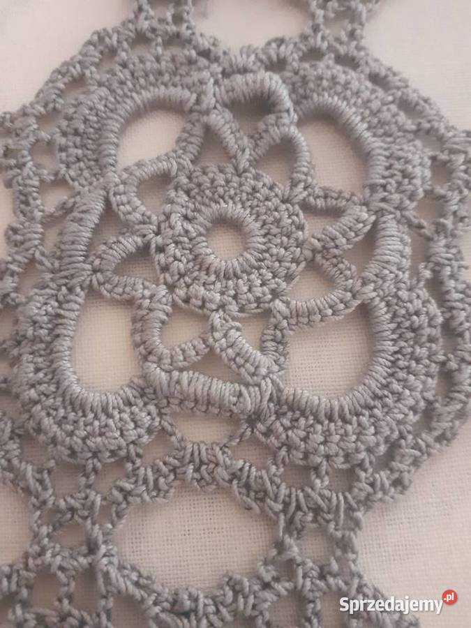 bieżnik serwetka szydełkowa ażurowa 86 x 32 pomorskie Gdańsk