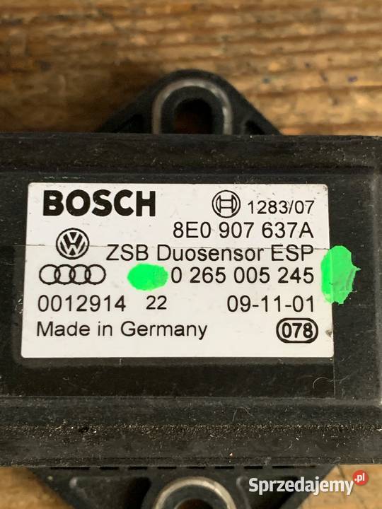 Czujnik ESP VW WIELE MODELI 0265005245 Margonin
