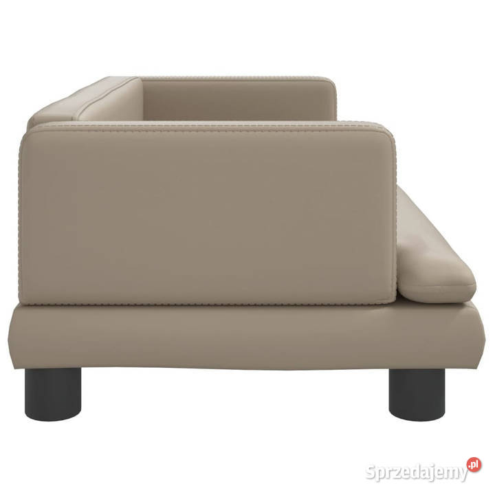 Sofa dzieci cappuccino 80x45x30 sztuczna skóra Warszawa