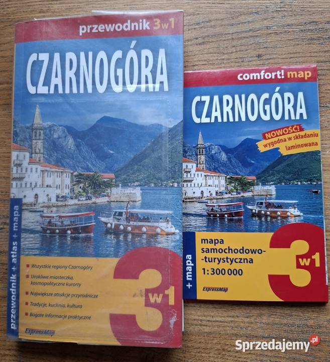 Czarnogóra 3 w 1 mapa Kraków sprzedam
