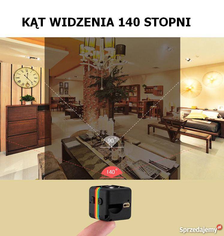 Nowa Mini Kamera SQ11 FULL HD 1080p 12MP na Ruch Zabezpieczenia, nianie elektroniczne Poznań