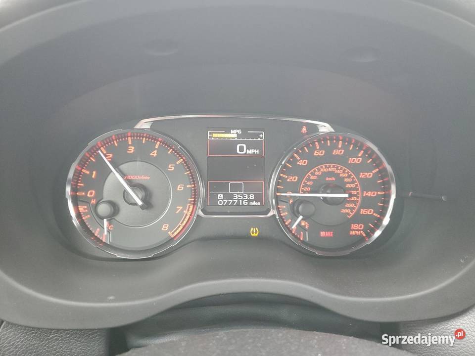 2016 SUBARU WRX PREMIUM benzyna Częstochowa