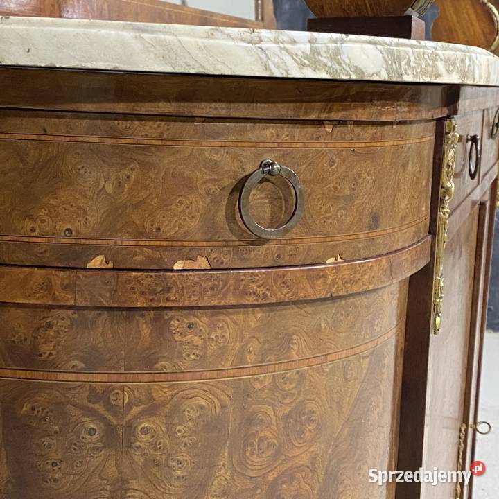 Antyczny kredens salonowy z nadstawką XIXXX w zachodniopomorskie sprzedam
