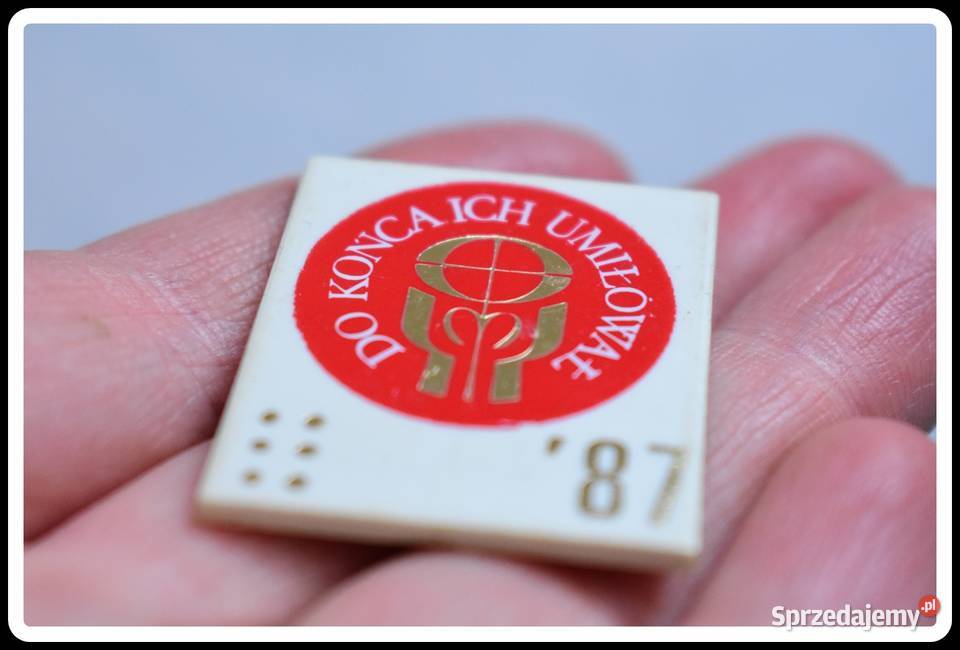 Cztery różne przypinki odznaki stare 1980 1983 Płock