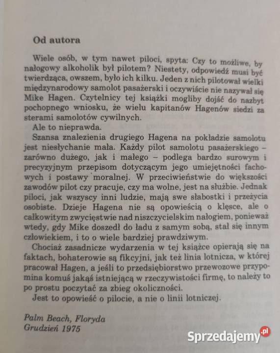 Pilot alkohol praca Gdańsk