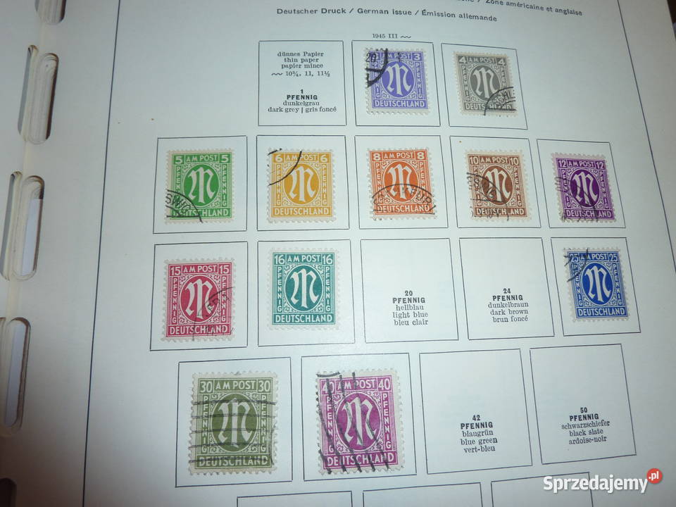 SCHAUBEK znaczki NIEMCY Deutsche Raich Bukowno