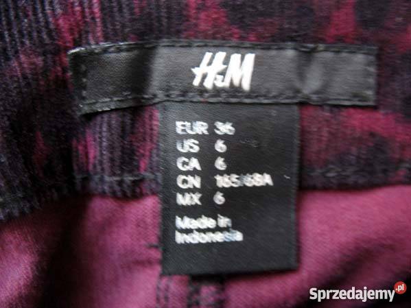 HM SPODNIE LEGGINSY RURKI SZTRUKS 36 S Siedlce