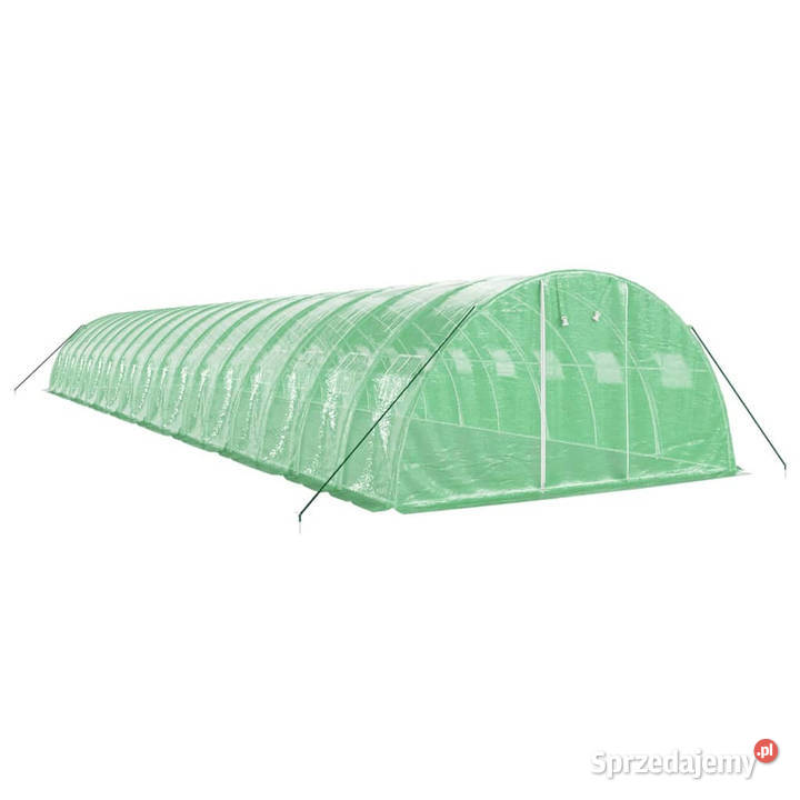 Szklarnia ze stalową ramą zielona 72 m 18x4x2 m Warszawa