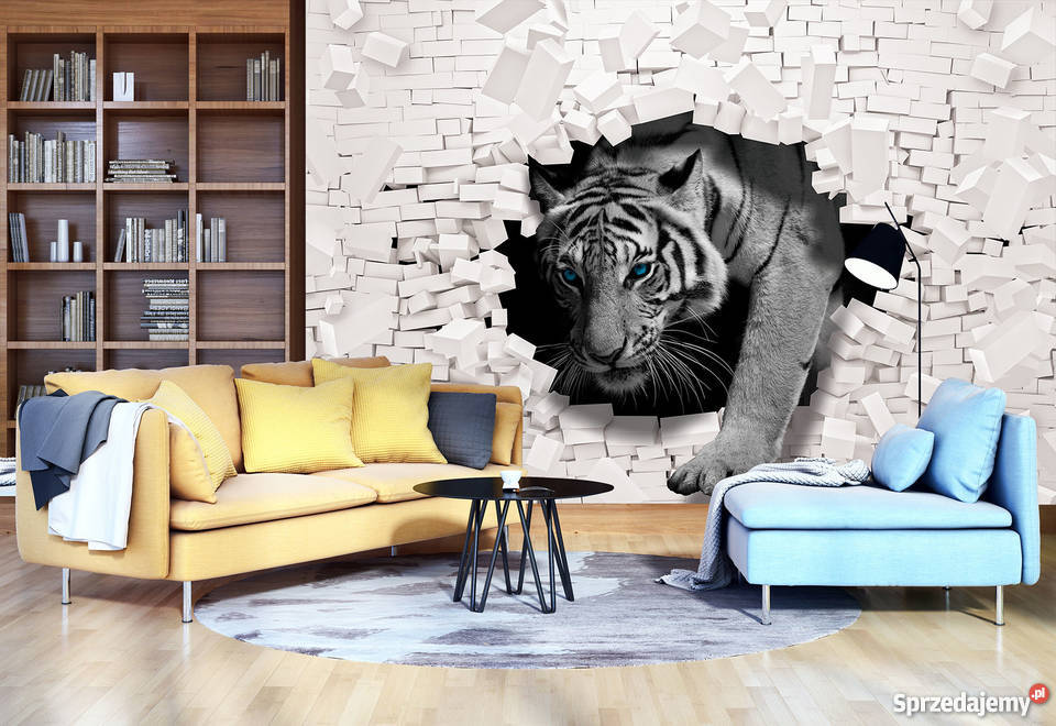 Tapeta fototapeta Tygrys 3D Leszno sprzedam