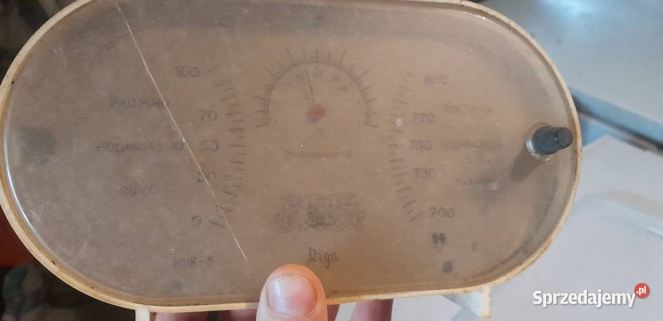 Riga barometr higrometr termometr