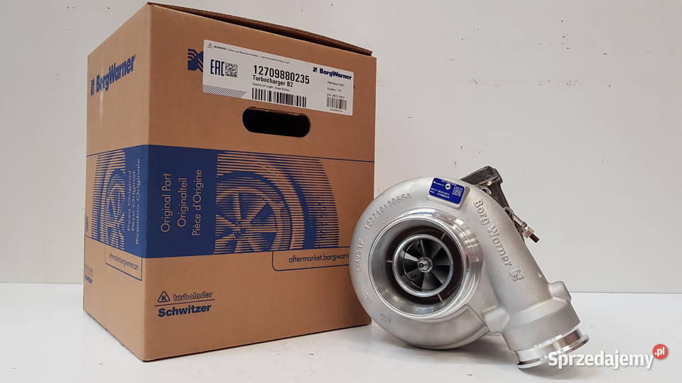 Turbosprężarka firmy BorgWarner KKK 12709700165 Siedlce