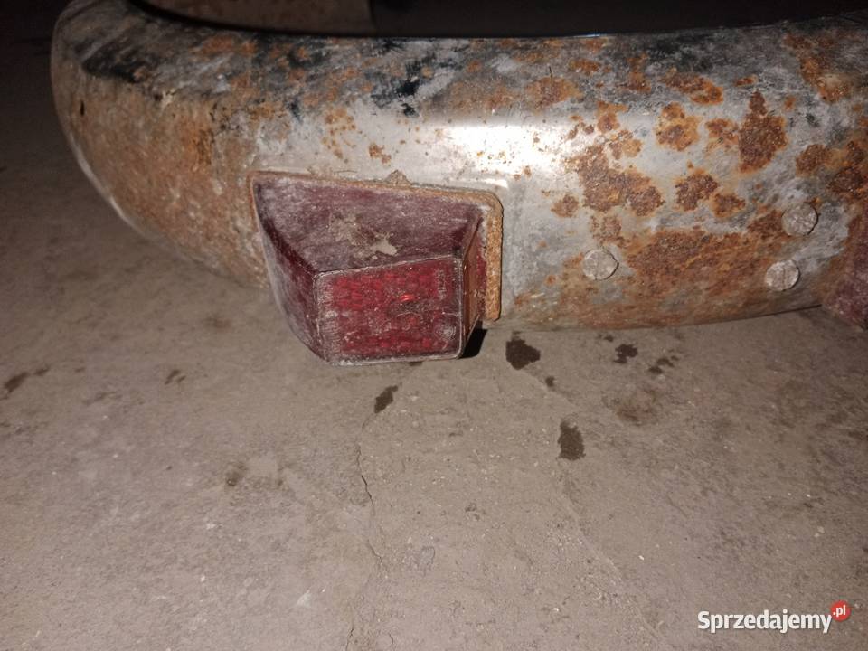 Błotnik z lampa i chlapaczem wierchowina
