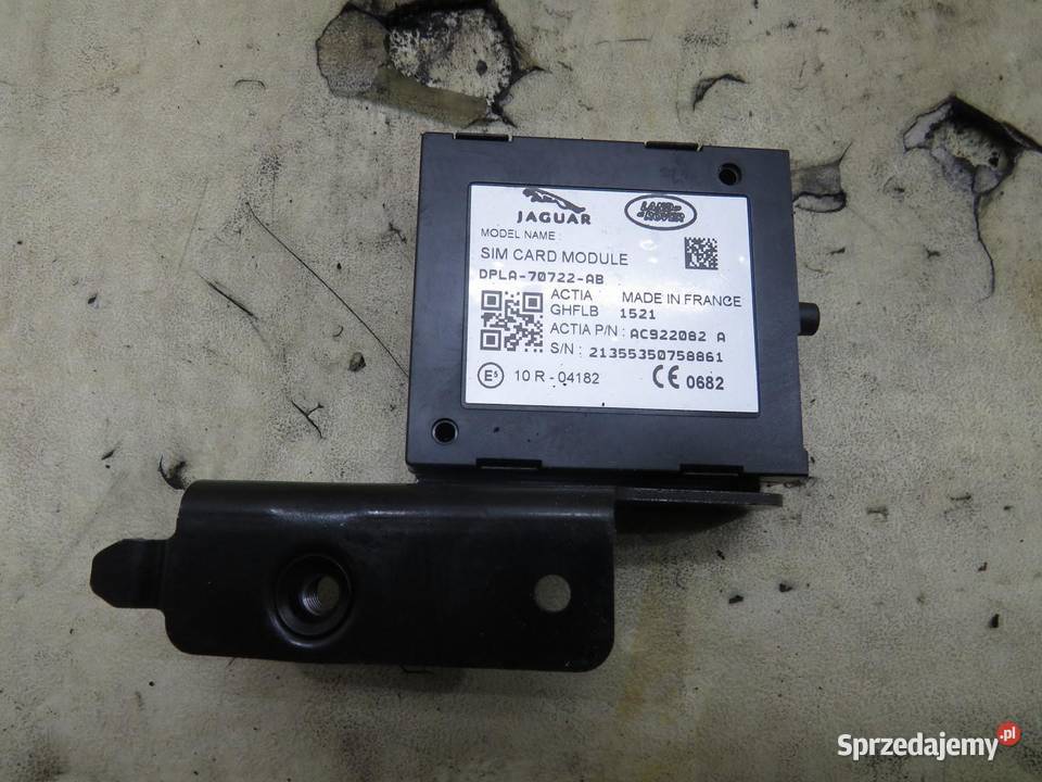 MODUŁ KARTY SIM JAGUAR XE X760 20 D DPLA70722AB