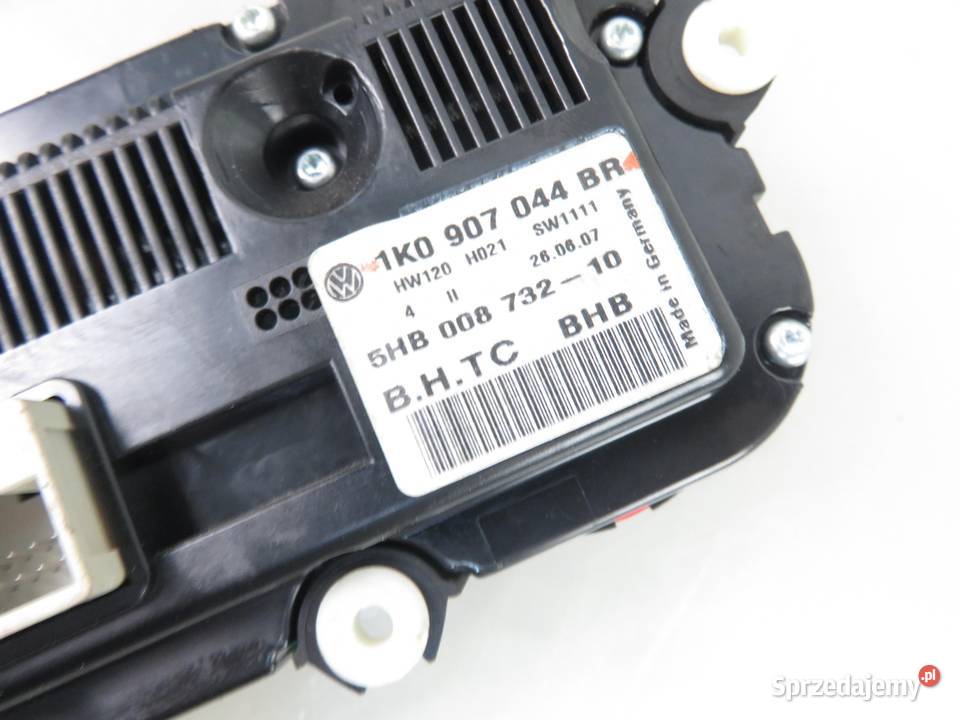KLIMATRONIK VW GOLF V 1K0907044BR Panele sterowania, przełączniki małopolskie