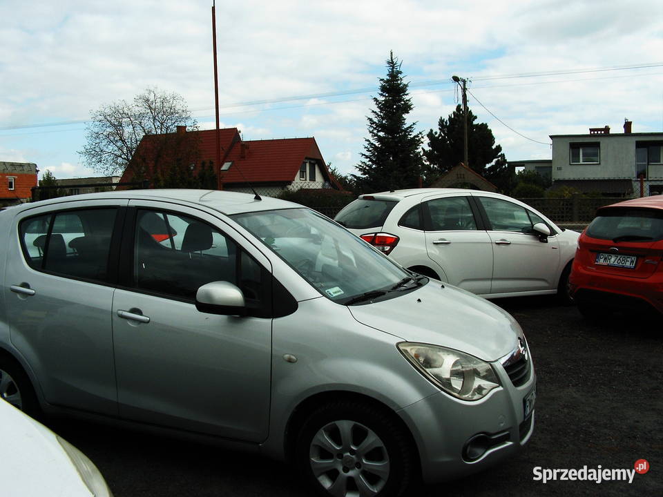 Opel Agila 13 CDTI 2009 r garażowany Września