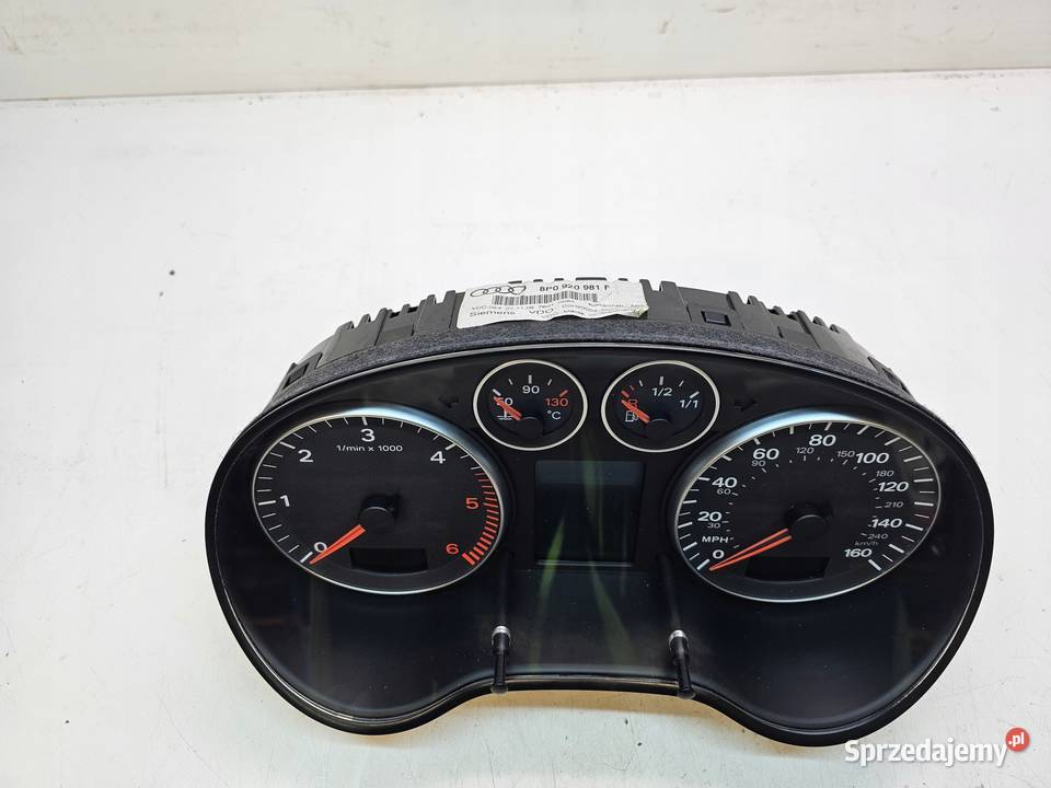 LICZNIK ZEGARY AUDI A3 8P 19 20 TDI 8P0920981F Przystajń