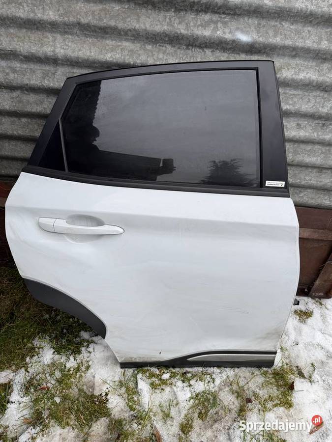 Hyundai kona tylne prawe drzwi kolor biały do osobowe zachodniopomorskie sprzedam