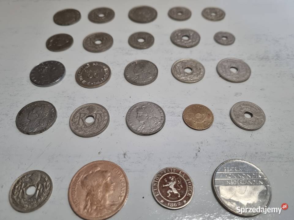Sprzedam monety kolekcjonerskie centimes i inne wielkopolskie Leszno