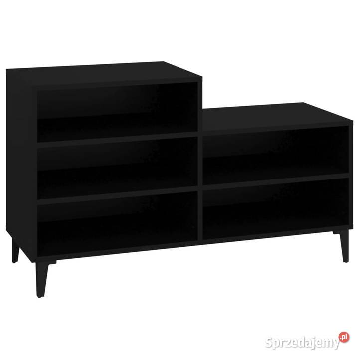 Szafka na buty czarna 102x36x60 materiał Warszawa