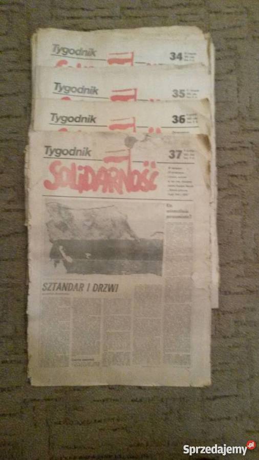 Tygodnik Solidarnosc caly rocznik Antykwariat podkarpackie Jarosław sprzedam