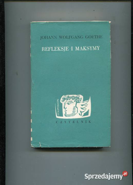 Refleksje i maksymy Goethe miękka z obwolutą Szczecin