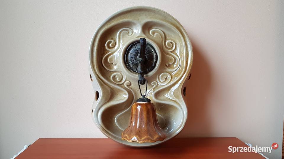 Porcelitowa osłonaozdoba oprawa na dzwonek Dąbrowa Górnicza