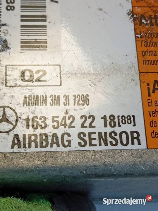 Sterownik poduszek powietrznych Mercedes W163