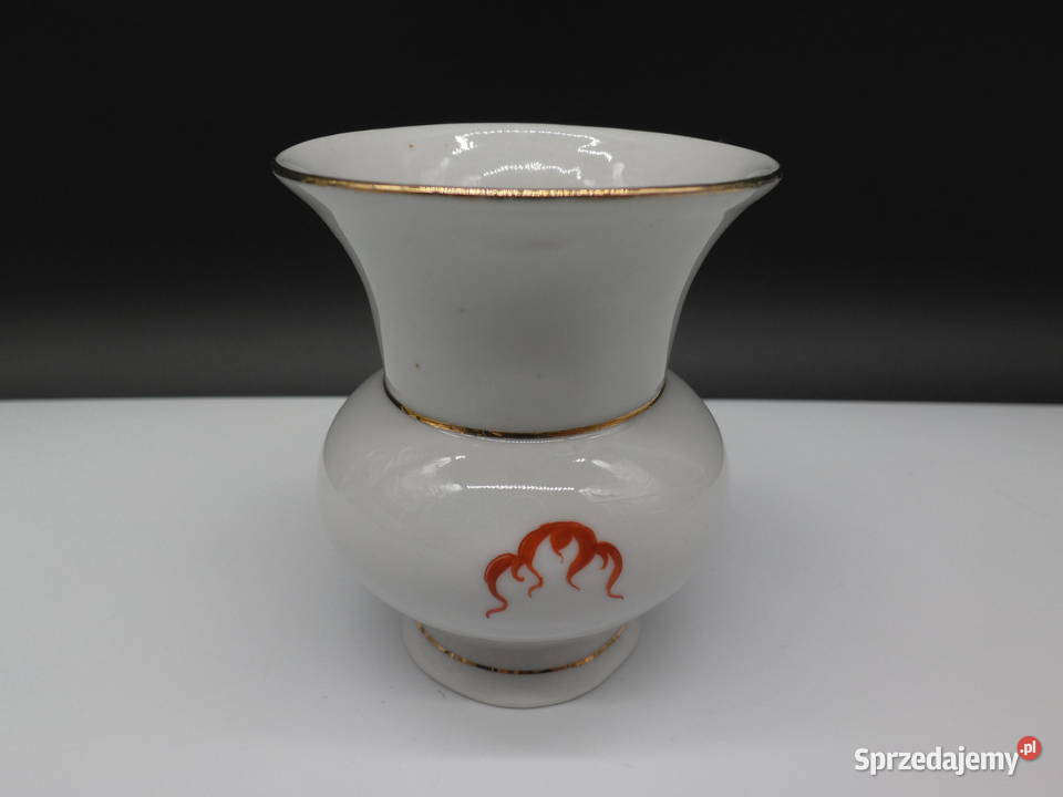 Porcelanowy wazonwazonik Meiner Handmalerei Raszków