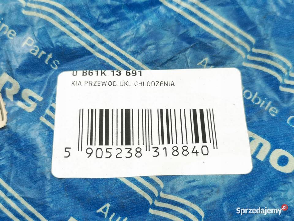 PRZEWÓD WODNY PRZEPUSTNICY KIA SEPHIA 9598 16 OE Przewody powietrza
