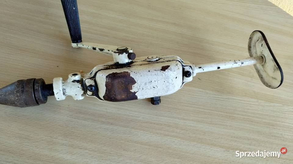 Zabytkowa wiertarka ręczna Antyki, Sztuka, Kolekcje Częstochowa sprzedam