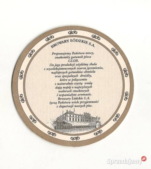 Łódzkie podstawka do piwa 2 Gliwice